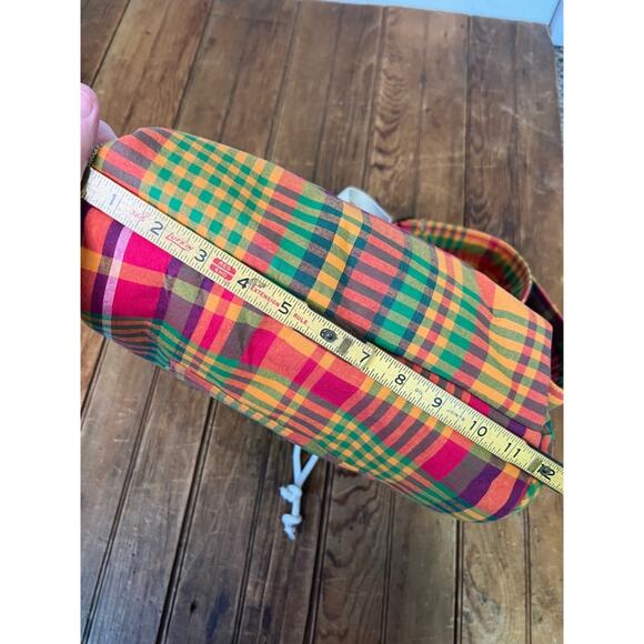 Taaluma Totes backpack Multicolor Plaid Cotton Backpack - NWOT main image 6